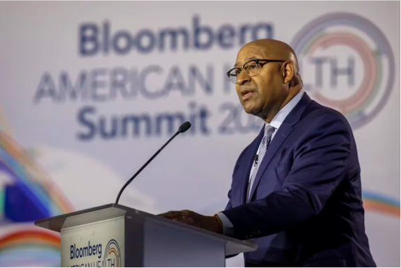 Former Philadelphia Mayor Michael Nutter speaking in Philadelphia in December 2022