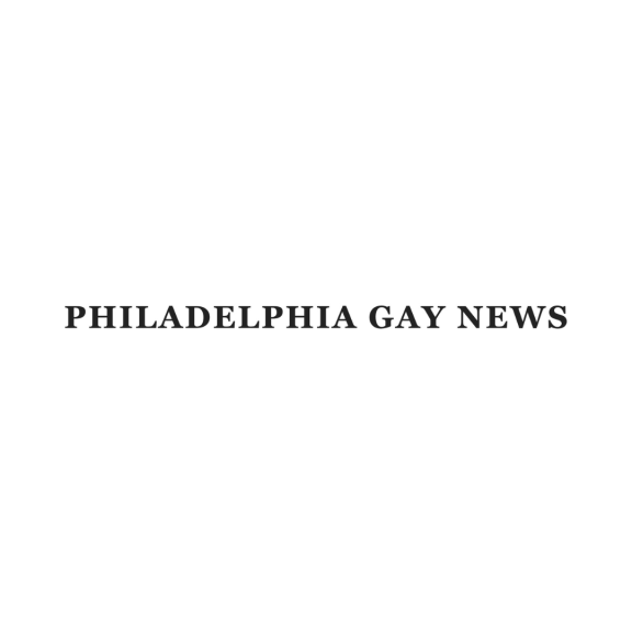 the words Philadelphia Gay News