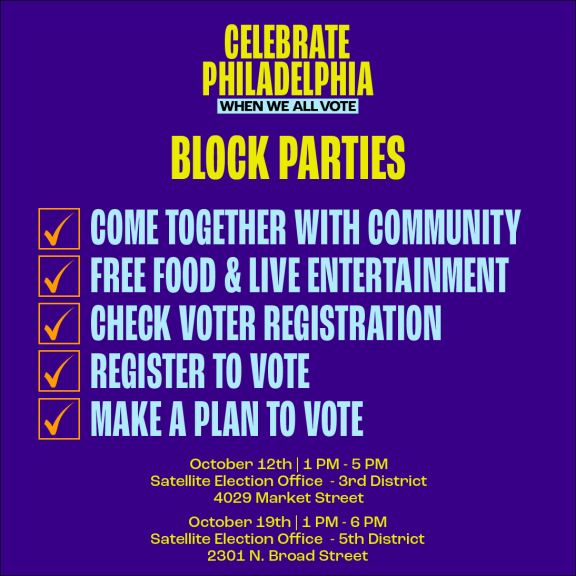 Flyer for Celebrate Philadelphia Event