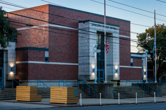 headquarters of the Police Department's 24th and 25th Districts