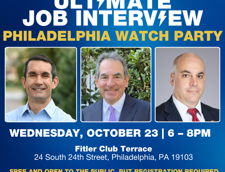 Event Flyer for Ultimate Job Interview Watch Party 